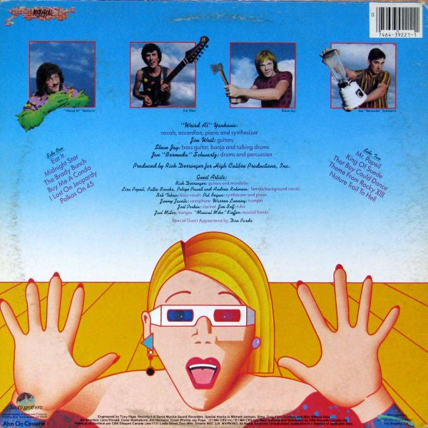"Weird Al" Yankovic : In 3-D (LP, Album)