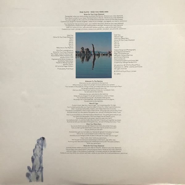 Pink Floyd : Wish You Were Here (LP, Album, RE)