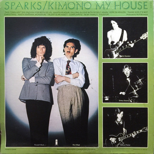Sparks : Kimono My House (LP, Album)