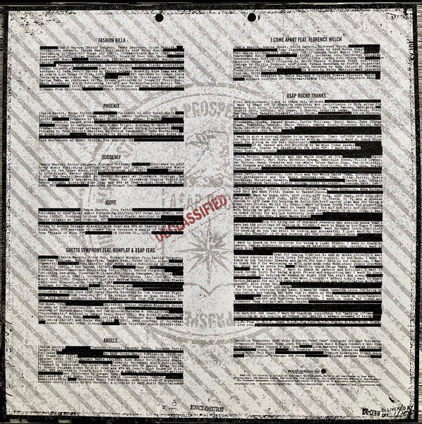 ASAP Rocky : Long.Live.A$AP  (2xLP, Album, RE, Ora)