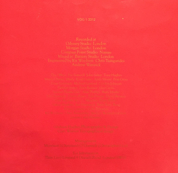 Thin Lizzy : Renegade (LP, Album)