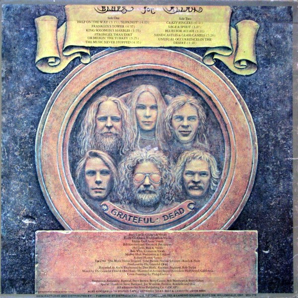 The Grateful Dead : Blues For Allah (LP, Album)