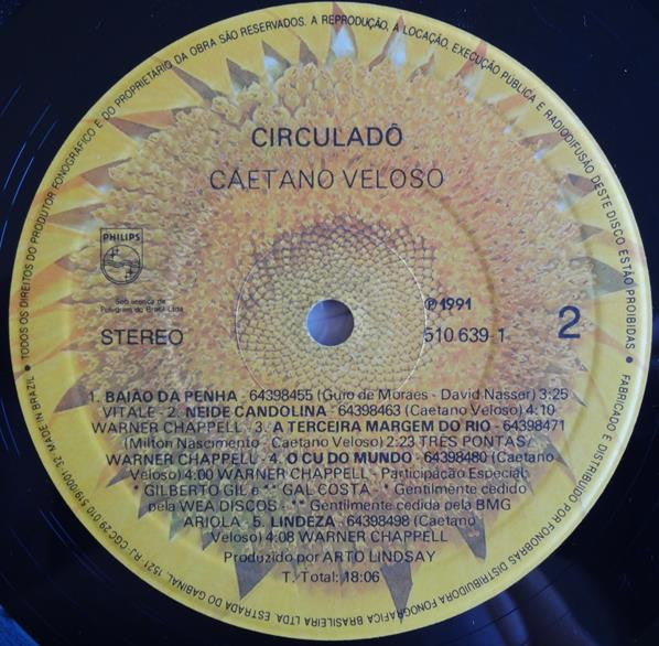 Caetano Veloso : Circuladô (LP, Album)