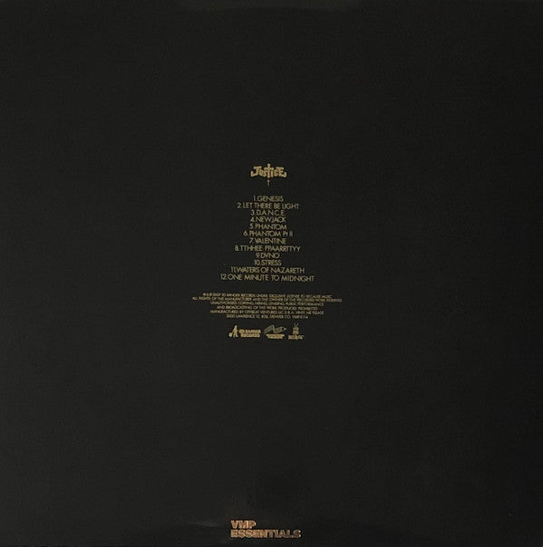 Justice (3) : † (2xLP, Album, Club, RE, Gol)