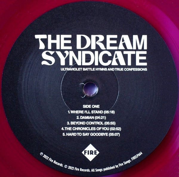 The Dream Syndicate : Ultraviolet Battle Hymns And True Confessions (LP, Album, Ltd, Vio)