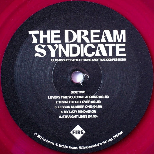 The Dream Syndicate : Ultraviolet Battle Hymns And True Confessions (LP, Album, Ltd, Vio)