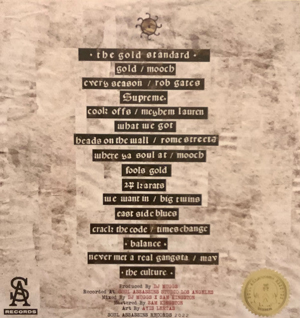 DJ Muggs x Rigz (2) : Gold (LP, Album, Ltd)