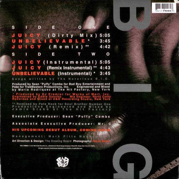 Notorious B.I.G. : Juicy (12")