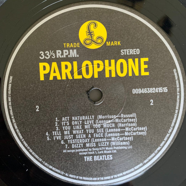 The Beatles : Help! (LP, Album, RE, RM, 180)