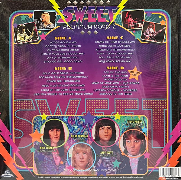 The Sweet : Platinum Rare 2 (2xLP, RSD, Ltd, Sil)