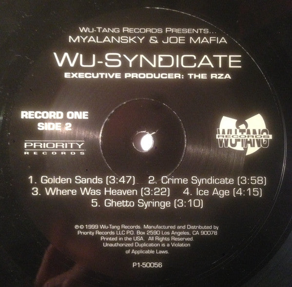 Myalansky & Joe Mafia In Wu Syndicate : Wu-Syndicate (2xLP, Album)