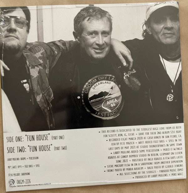 Larry Mullins + Mike Watt : Fun House (Parts One + Two) (7", RSD, Ltd)