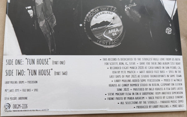 Larry Mullins + Mike Watt : Fun House (Parts One + Two) (7", RSD, Ltd)