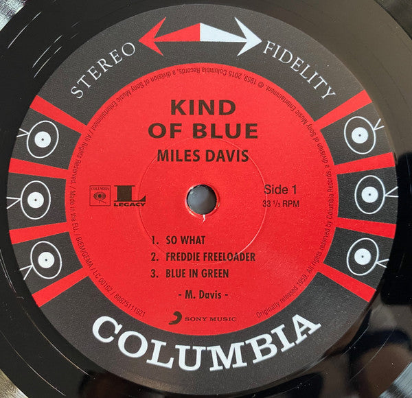 Miles Davis : Kind Of Blue (LP, Album, RE, 180)