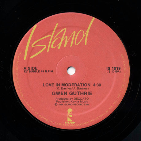 Gwen Guthrie : Love In Moderation (12")