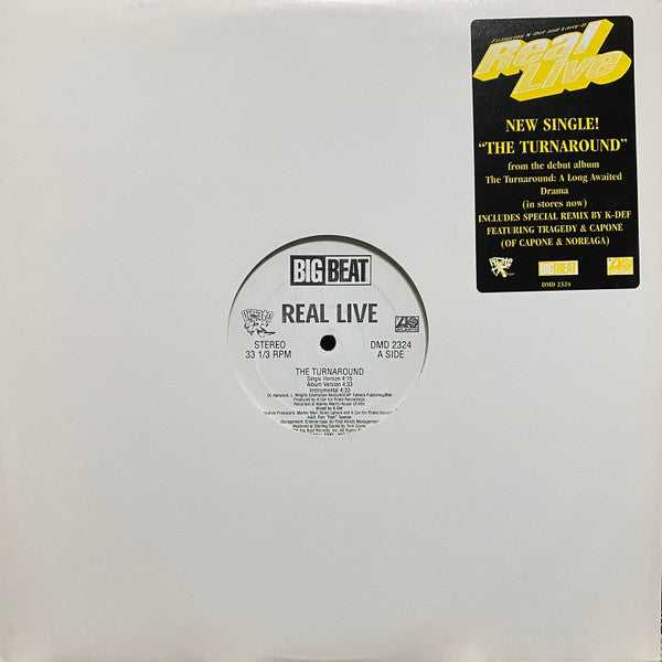 Real Live : The Turnaround (12", Single, Promo)