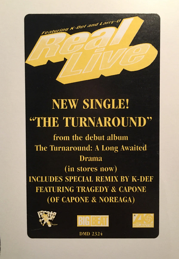 Real Live : The Turnaround (12", Single, Promo)