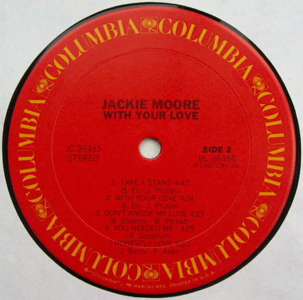 Jackie Moore : With Your Love (LP, Album)