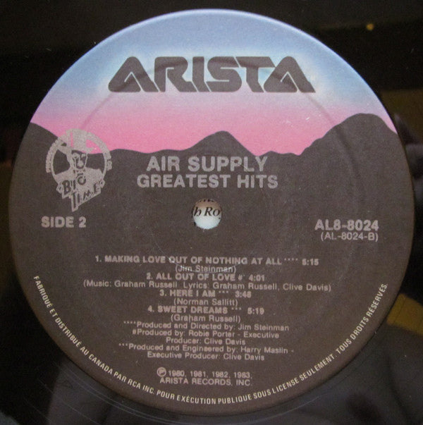 Air Supply : Greatest Hits (LP, Comp)