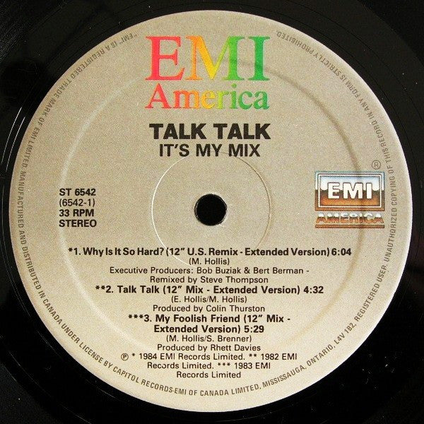 Talk Talk : It's My Mix (LP, Comp)