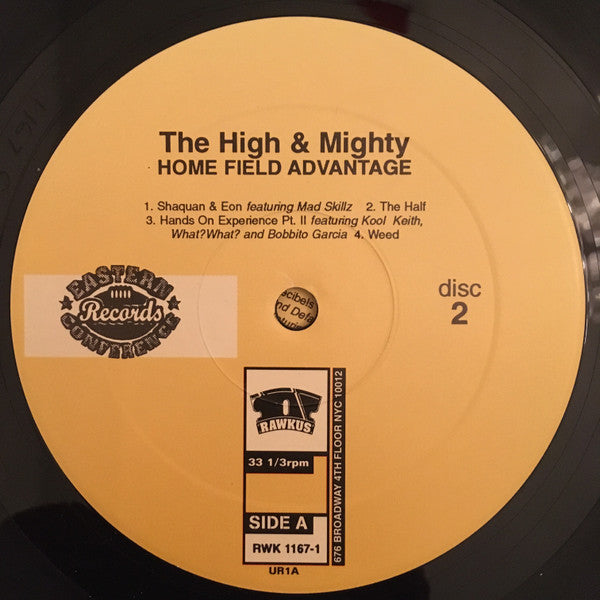 The High & Mighty : Home Field Advantage (2xLP, Album)