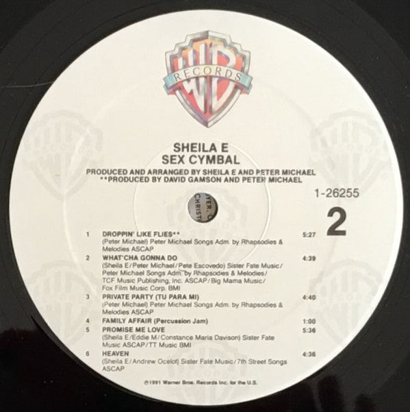 Sheila E. : Sex Cymbal (LP, Album, Spe)