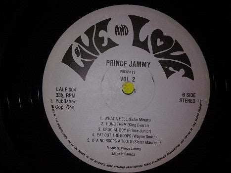 Various : Prince Jammy Presents Vol. 2 (LP, Comp)