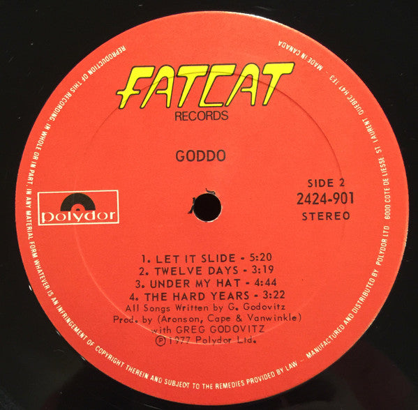 Goddo : Goddo (LP, Album)