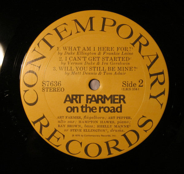 Art Farmer : On The Road (LP, Album)