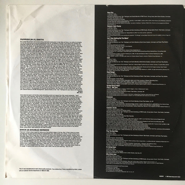 EPMD : Business Never Personal (LP, Album)