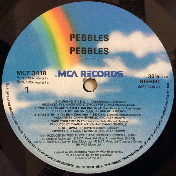 Pebbles : Pebbles (LP, Album)
