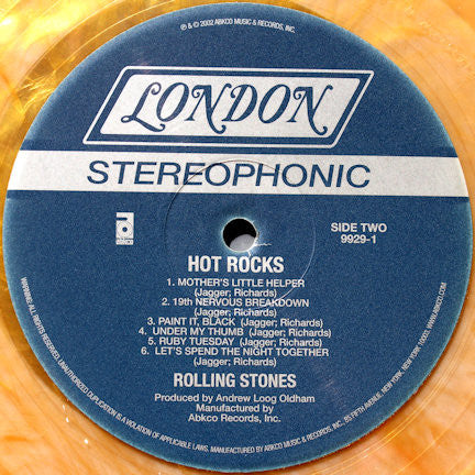 The Rolling Stones : Hot Rocks 1964-1971  (2xLP, Comp, RE, Gol)