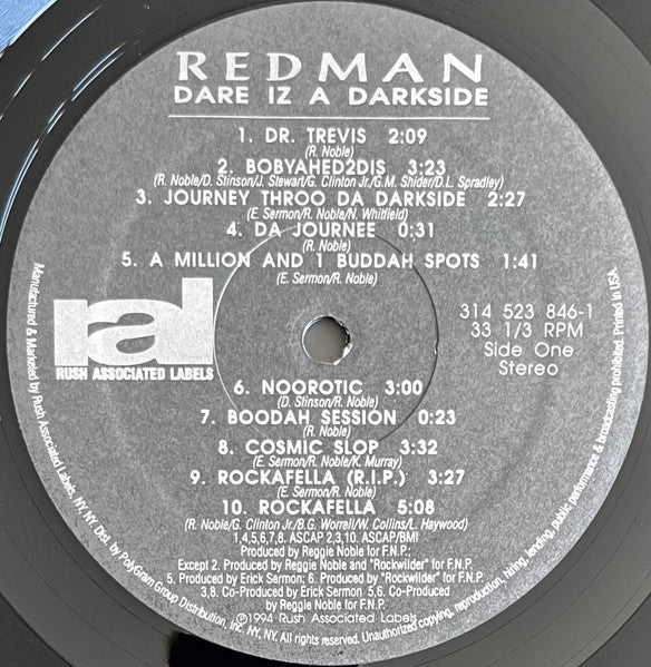 Redman : Dare Iz A Darkside (LP, Album)