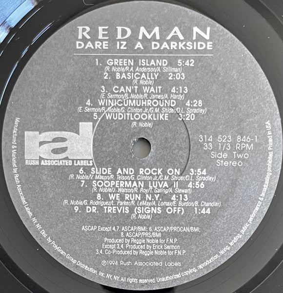 Redman : Dare Iz A Darkside (LP, Album)