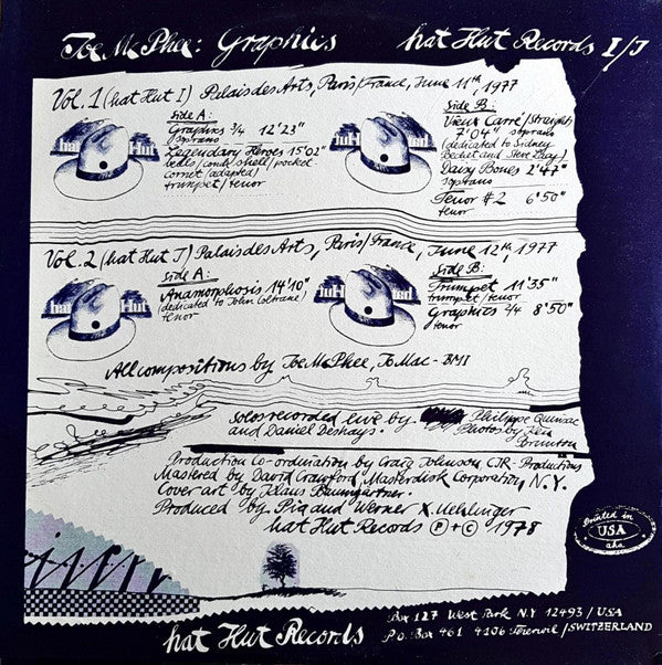 Joe McPhee : Graphics (2xLP, Album)