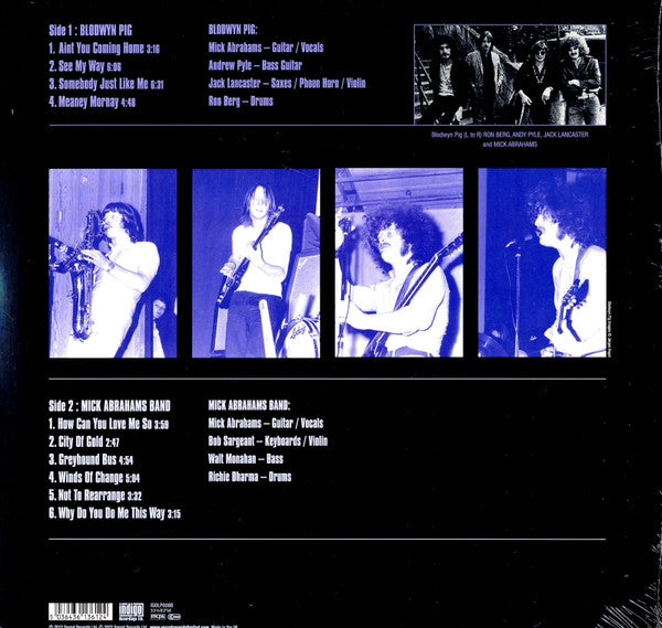 Blodwyn Pig & Mick Abrahams Band : Radio Sessions 69 To 71 (LP, Ltd, RE, Blu)