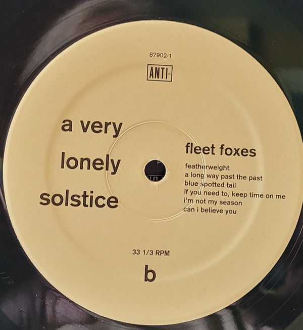 Fleet Foxes : A Very Lonely Solstice (LP, Album)