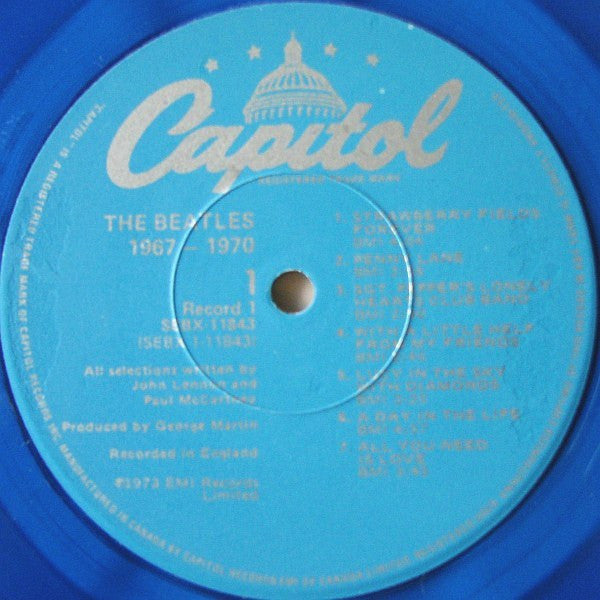 The Beatles : 1967-1970 (2xLP, Comp, Ltd, Blu)