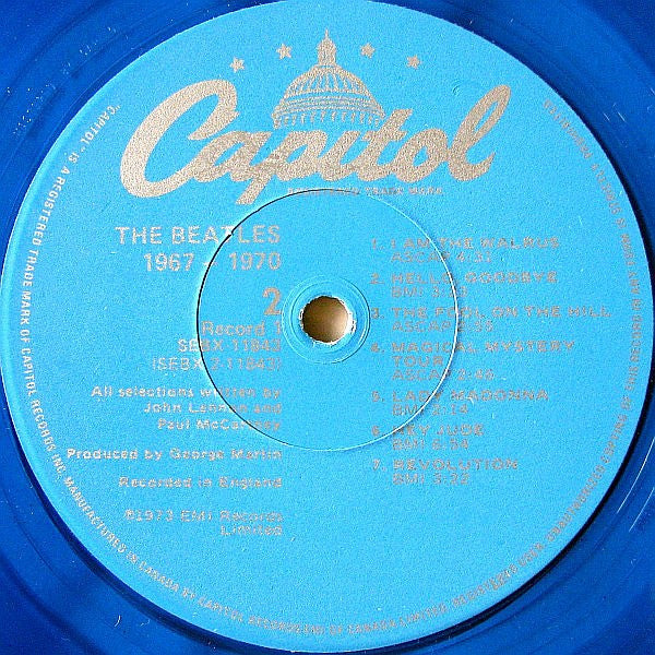 The Beatles : 1967-1970 (2xLP, Comp, Ltd, Blu)