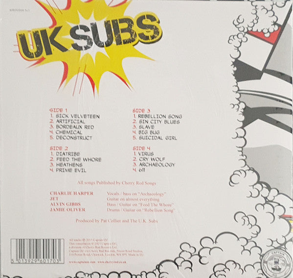 UK Subs : Yellow Leader (10", Red + 10", Blu + Album, Ltd, Rei)