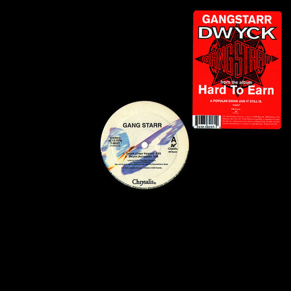 Gang Starr : DWYCK (12")