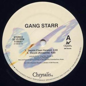 Gang Starr : DWYCK (12")