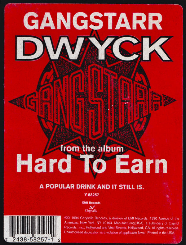 Gang Starr : DWYCK (12")