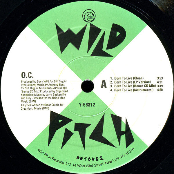 O.C. : Born 2 Live / Let It Slide (12")