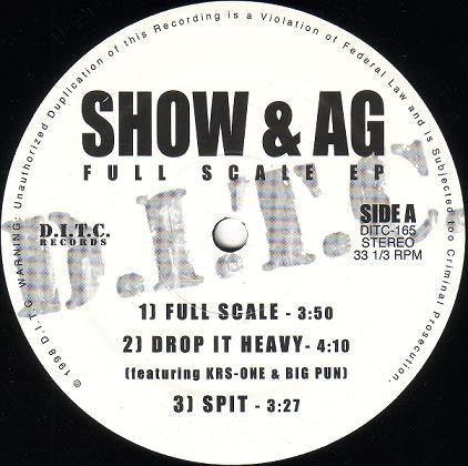 Showbiz & A.G. : Full Scale EP (12", EP)