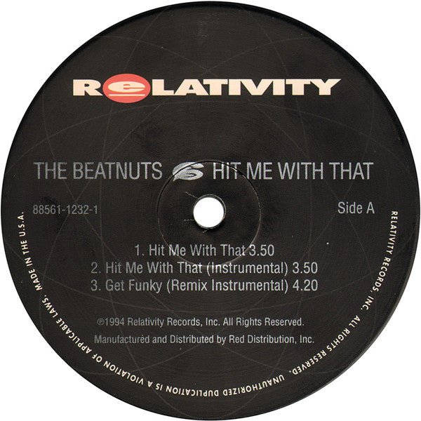 The Beatnuts : Hit Me With That / Get Funky (12")
