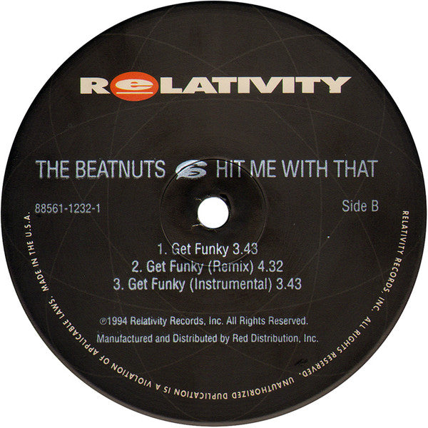 The Beatnuts : Hit Me With That / Get Funky (12")