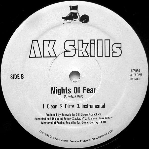 AK Skills : Check Tha Flava / Nights Of Fear (12")