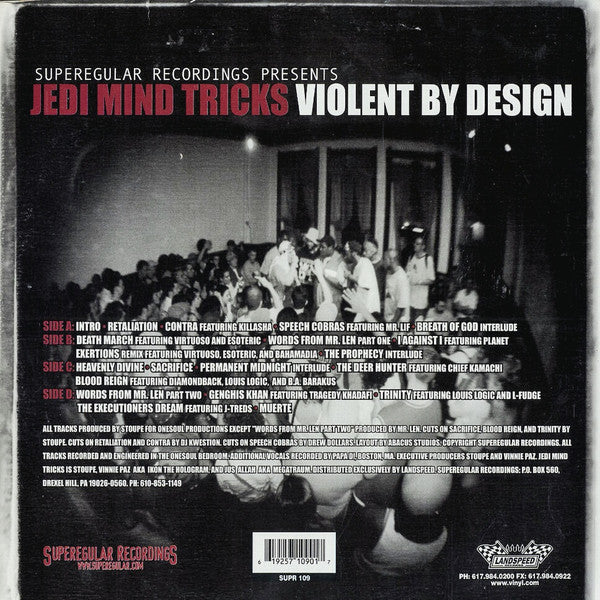 Jedi Mind Tricks : Violent By Design (2xLP, Album)