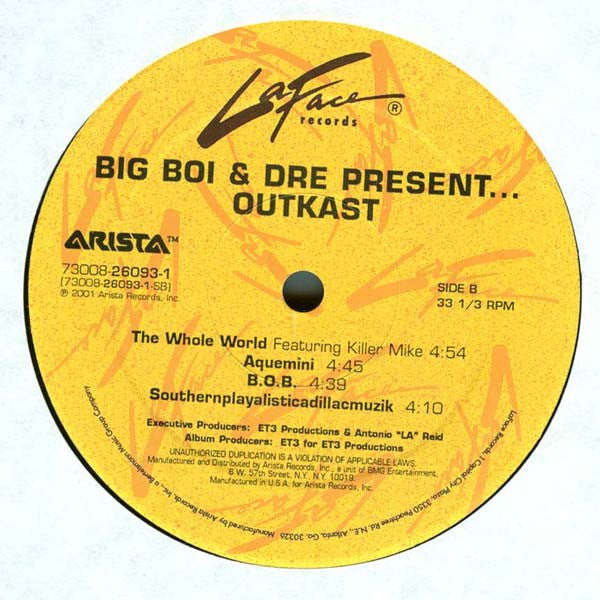 OutKast : Big Boi & Dre Present...Outkast (2xLP, Comp)